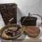 Lot of 4 Assorted Baskets
