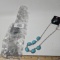 Lot of 2 Paparazzi River Song Blue Necklaces - New