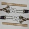 Lot of 2 Paparazzi Leave The Hardware Way Necklaces - New