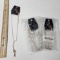 Lot of 3 Paparazzi Lock Up Your Valuable Necklaces - New