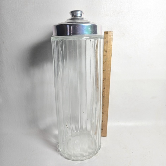 Vintage Glass Canister Jar