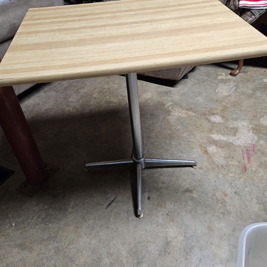 Small Table with Chrome Base