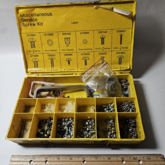 Divided Organizer with Assorted Screws