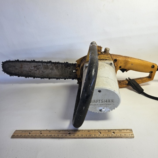 Craftsman 12” Electric Chainsaw - Works