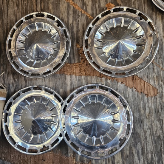 Set of 4 1950’s Chevrolet Hubcaps