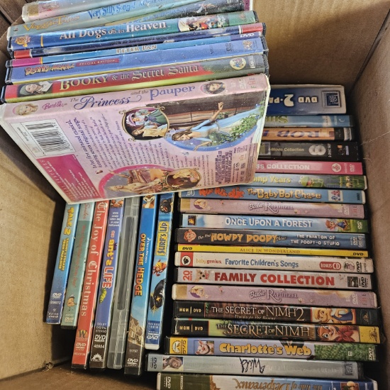 Box Lot of Assorted DVD’s