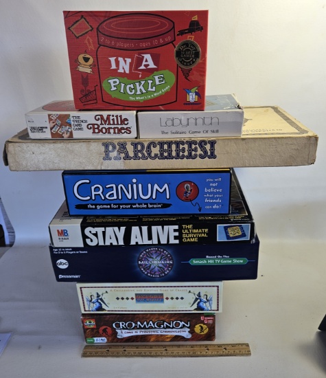 Lot of Assorted Board Games - Good Condition