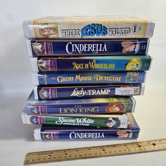 Assortment of Vintage VHS Tapes