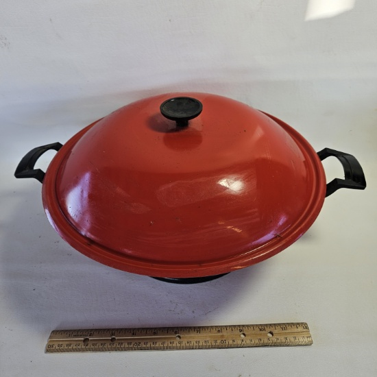 Vintage Red Wok