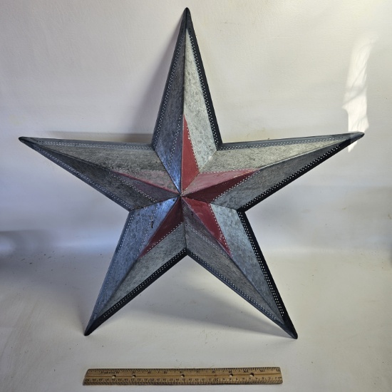 Galvanized Star Wall Decor
