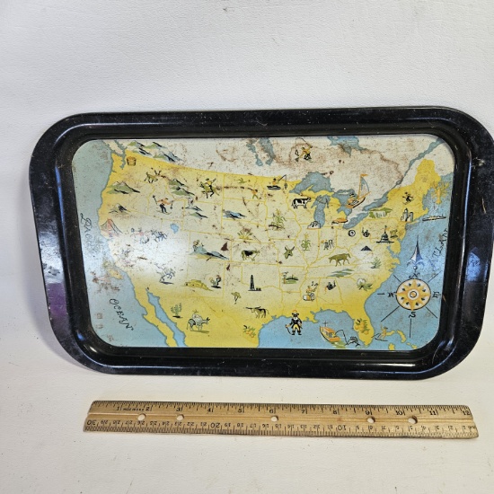 Vintage Metal Tray