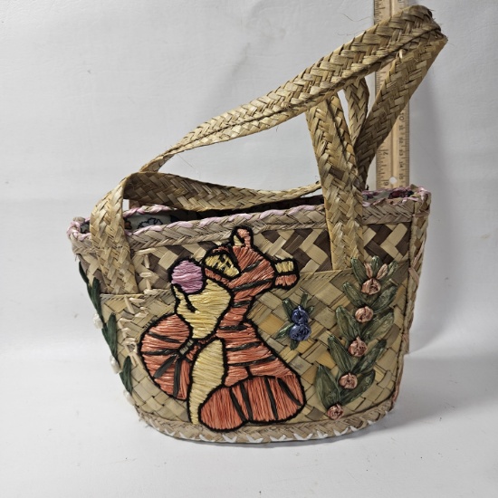 Vintage Tigger Straw Bag