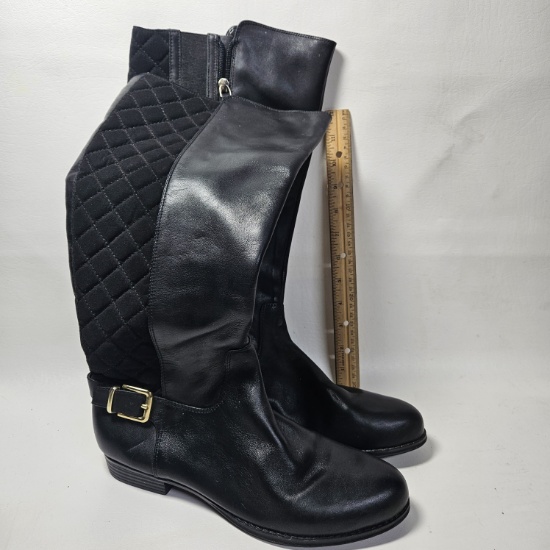 Isaac Mizrahi Leather Boots - Size 8.5