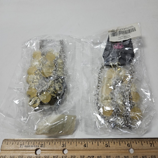 Lot of 2 Paparazzi Fiesta Fabulous Necklaces - New