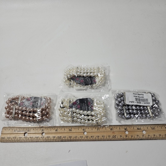 Lot of 4 Paparazzi Royal Wedding Bracelets - New