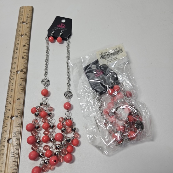 Lot of 2 Paparazzi Seaside Soirée Necklaces - New