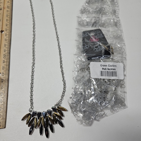Lot of 2 Paparazzi Crown Culture Necklaces - New