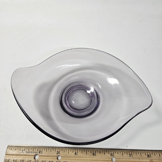 Purple Glass Dish