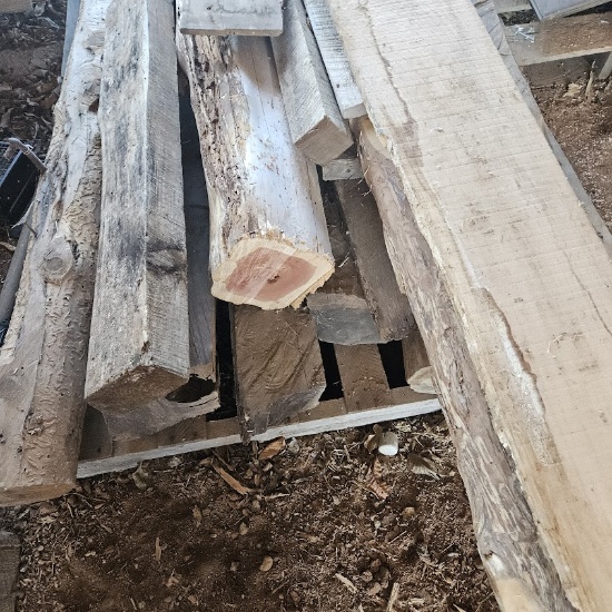 Pile of Raw Lumber