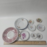 Lot of Vintage Childs Teaset Pieces and Other Small Plates