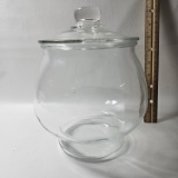 Glass Cookie Jar with Lid