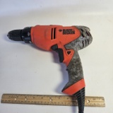 Black and Decker Electric Drill - Works