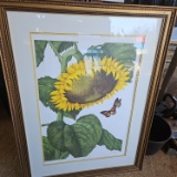 Signed Sunflower Print