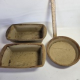 Lot of 3 Pampered Chef Baking Dishes