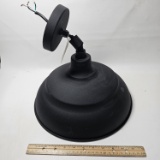Black Metal Warehouse Pendant