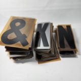 Lot of 7” & 9” Marquis Letters