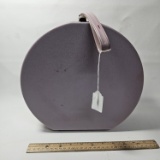 1960’s Hard Plastic Purple Makeup Case