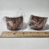 Lot of 2 Paparazzi Bare Your Soul Copper Tone Cuff Bracelets - New