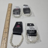 Lot of 4 Paparazzi Radiantly Royal Bracelets - New