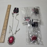 Lot of 4 Paparazzi Vintage Vanity Pink Necklaces - New