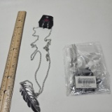 Lot of 2 Paparazzi Sky Quest Necklaces - New