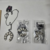 Lot of 3 Paparazzi Stone Monument Necklaces - New