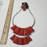 Paparazzi Lions, Tigress and Bears Orange Necklace - New
