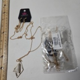Lot of 2 Paparazzi Fiercely Inde-Pendant Necklaces - New