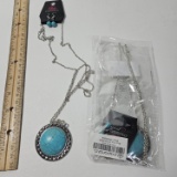 Lot of 2 Paparazzi Run Out of Rodeo Necklaces - New