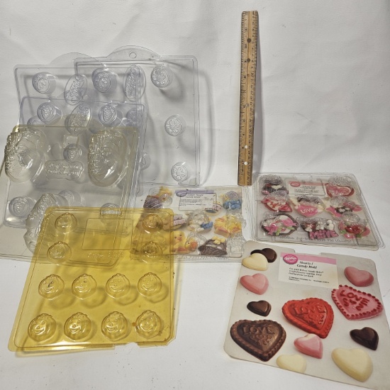 Lot of Wilton Candy Molds
