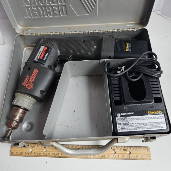 Black and Decker Battery Operated Drill with Case