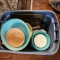 Tote Lot of Assorted Kitchen Items