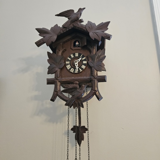 Vintage Wooden Cuckoo Clock