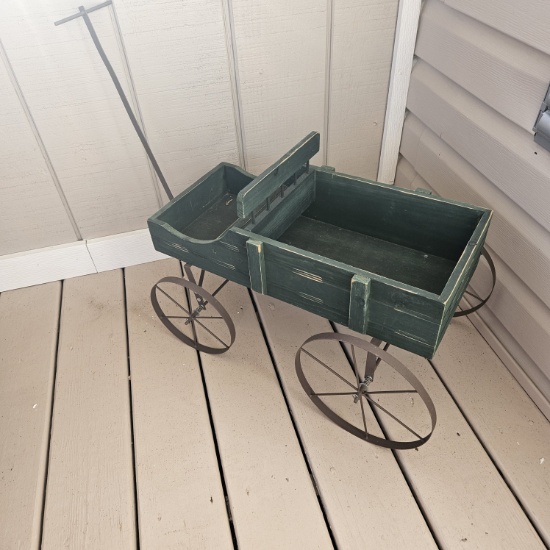 Wood Wagon Planter