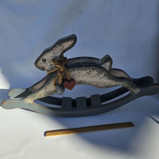 Decorative Rocking Bunny