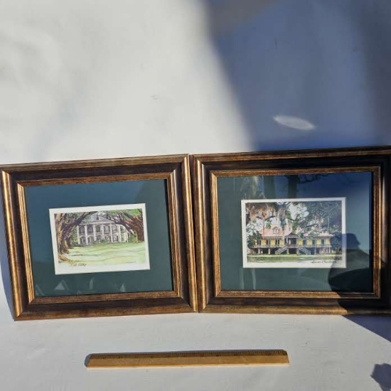 Lot of 2 Framed Prints