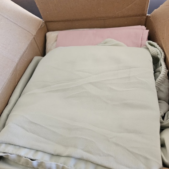 Box Lot of Assorted Sheets
