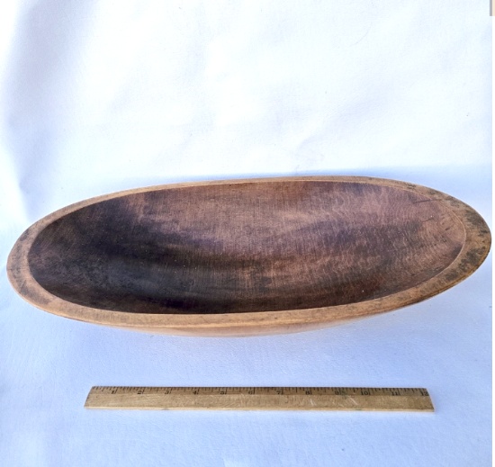 Oblong Wooden Bowl