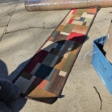 Geometric Color Cube Runner Rug