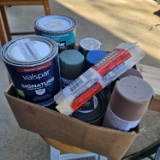 Box Lot of Assorted Paints Box Lot of Assorted Paints